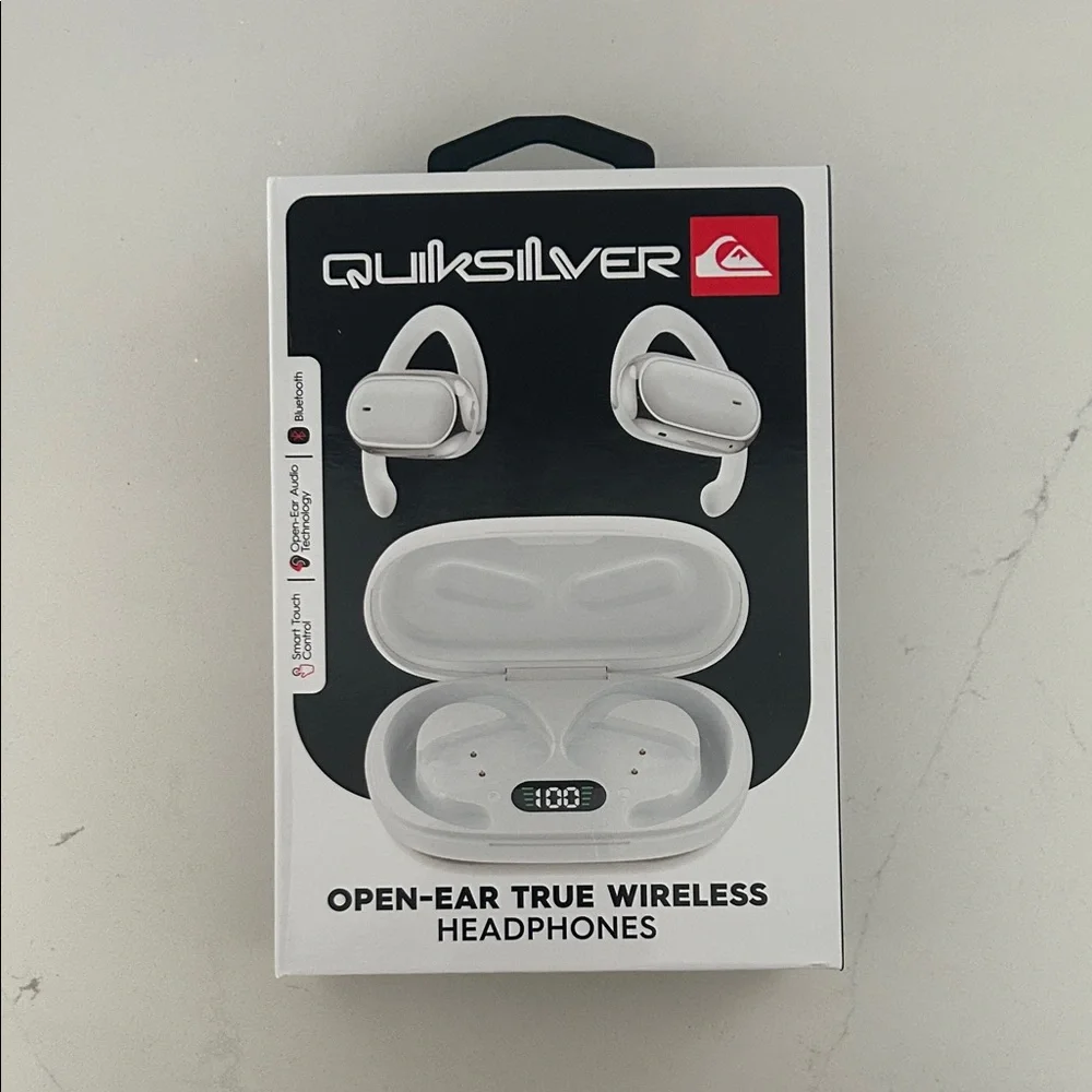 Quiksilver Silver Open-Ear Wireless Headphones